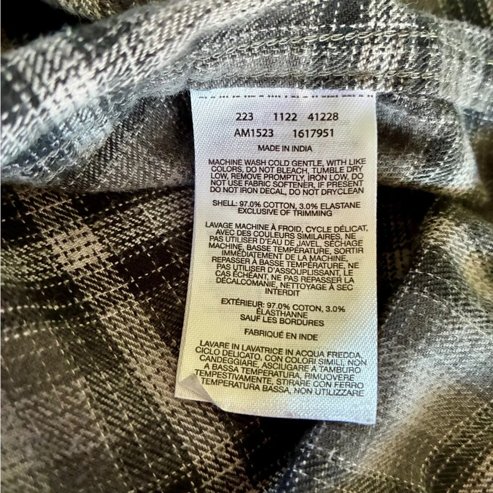 Columbia Flannel Shirt Men’s XL Gray Plaid Button Down Outdoor Layering Hiking - Picture 12 of 14